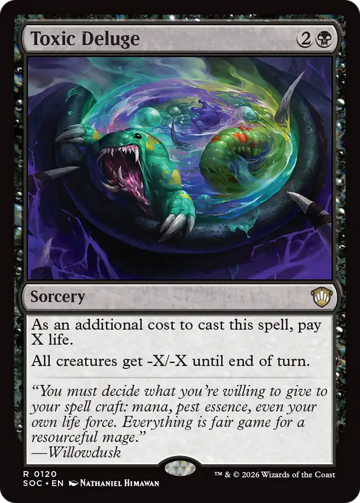 Toxic Deluge [Secrets of Strixhaven Commander]
