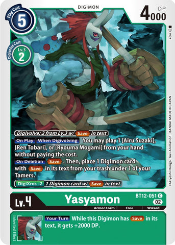 Yasyamon [BT12-051] [Across Time]