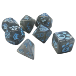 Kitten Polyhedral Dice Set (Gray)