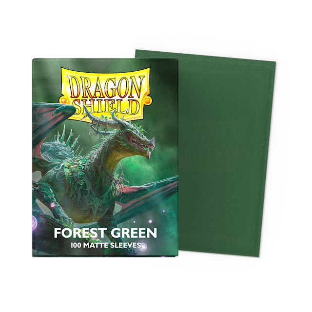 Dragon Shield Forest Green Matte 100 Count