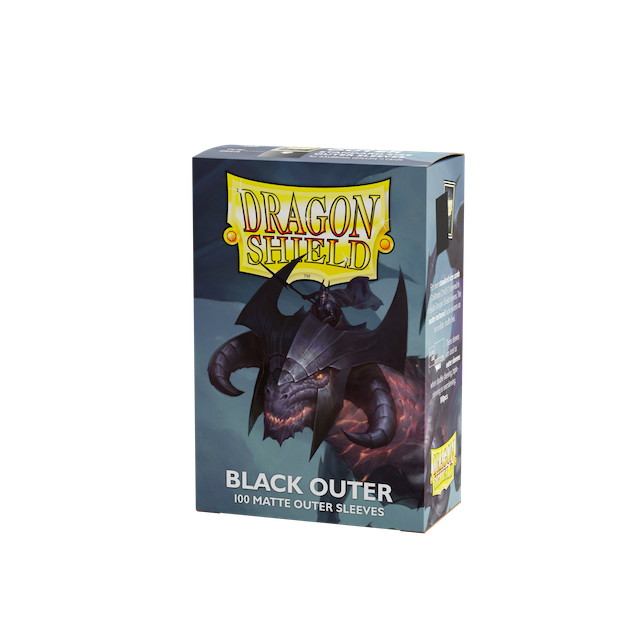 Dragon Shield: Outer Sleeves - Black Matte