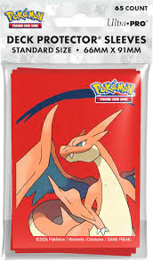 Pokemon Mega Charizard Y Standard Deck Protector (65-Pack) - Ultra Pro Card Sleeves
