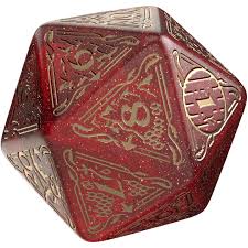 The Hobbit TCG: Ember - Jumbo D20 Spindown Dice
