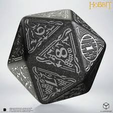 The Hobbit Spindown D20 - Umbral Tcg Jumbo Die