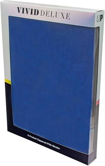 Ultra Pro Binder: Vivid Deluxe Zippered - Blue (9-Pocket)