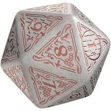 The Hobbit TCG: Radiant - Jumbo D20 Spindown Dice