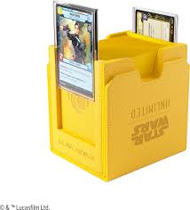 Gamegenic Deck Box: Star Wars Unlimited - Twin Suns Deck Pod - Yellow