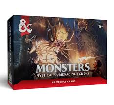 Dungeons & Dragons (5E): Reference Cards: Monsters Mystical and Menacing