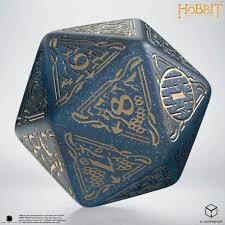 The Hobbit Spindown D20 - Aether TCG Jumbo Die