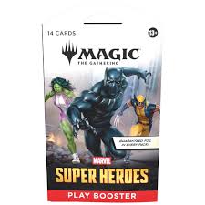 SLEEVED MTG MARVEL SUPER HEROES PLAY BOOSTER