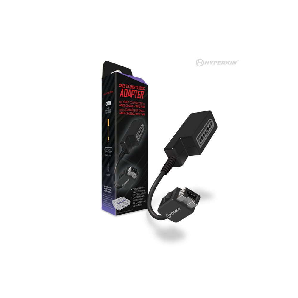 Controller Adapter For: Super NES® Classic Edition / Wii® / Wii U® Compatible with Super NES® Controllers