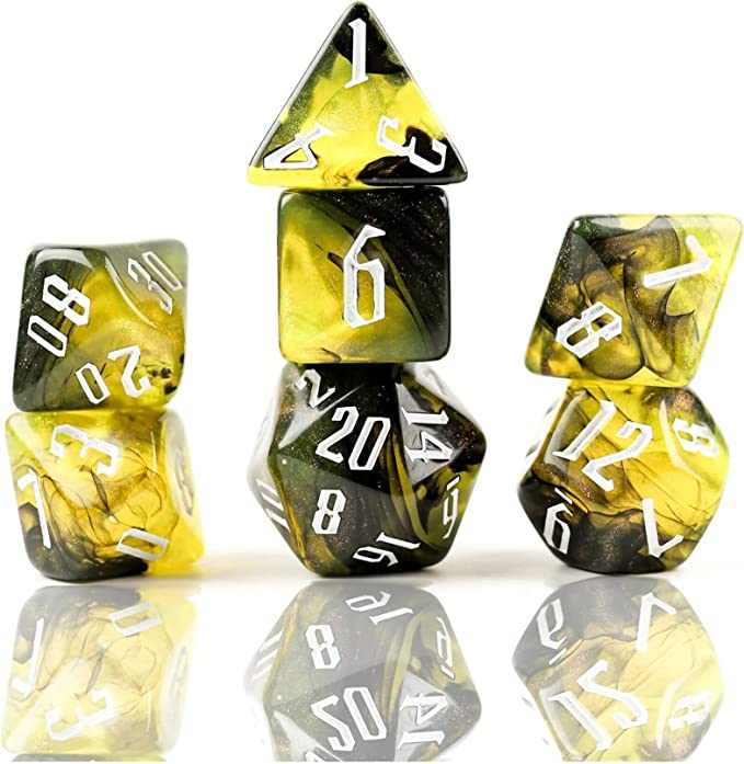 RPG Dice Set (7): Poison Nebula