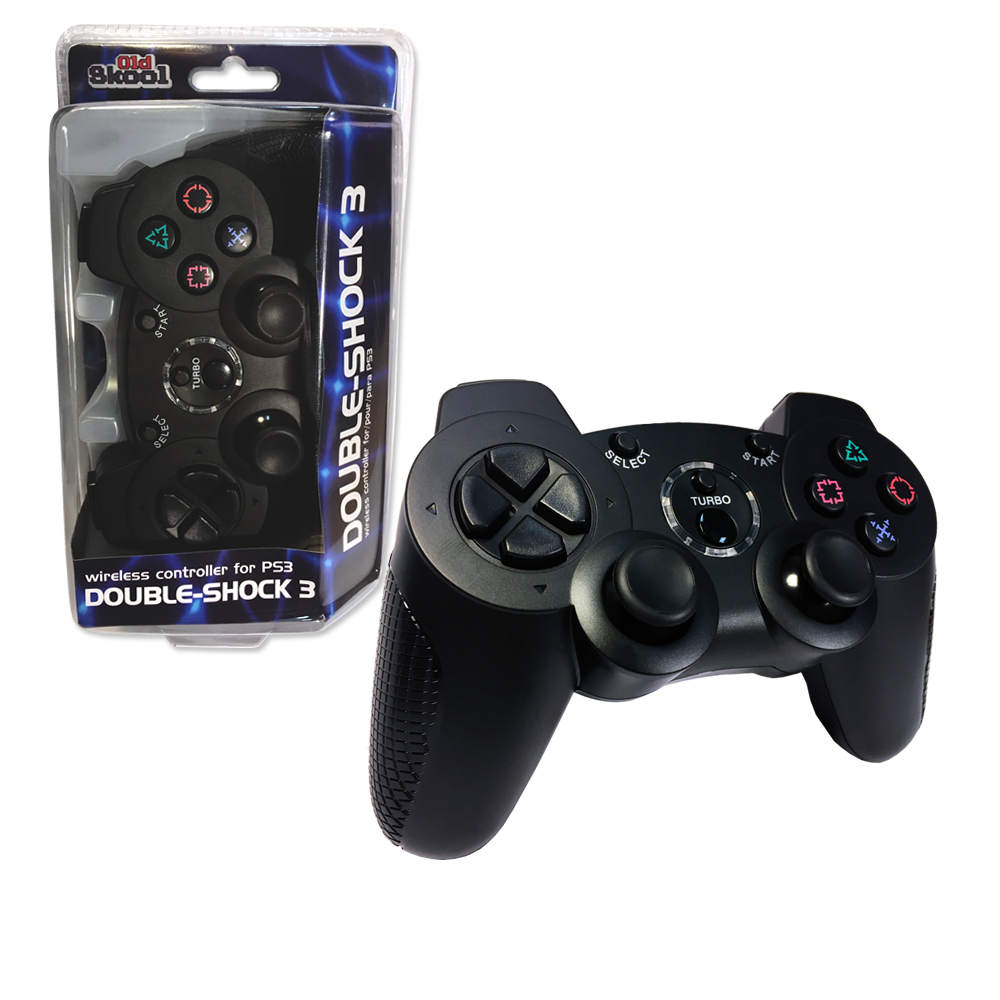 DOUBLE-SHOCK 3 PS3 WIRELESS CONTROLLER - BLACK