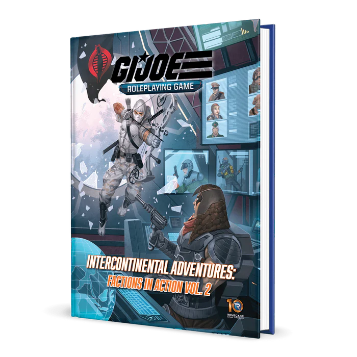 Renegade Game Studios REN11159 G.I. Joe Role Playing Game Intercontinental Adventures Factions in Action Volume 2 Source Book