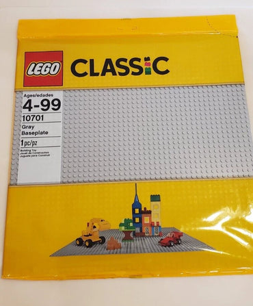 Lego Classic Gray Baseplate 10701 Building Toy Construction 15 x 15 Square NWDT