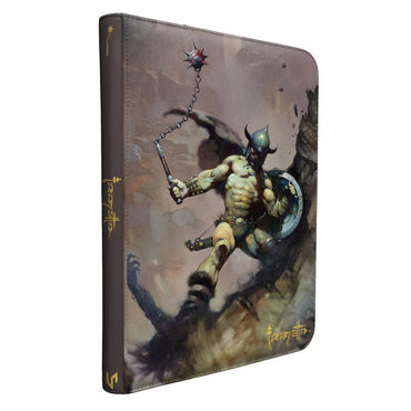 Ultra Pro Zippered PRO Binder: 9-Pocket Frank Frazetta - Warrior with Ball and C