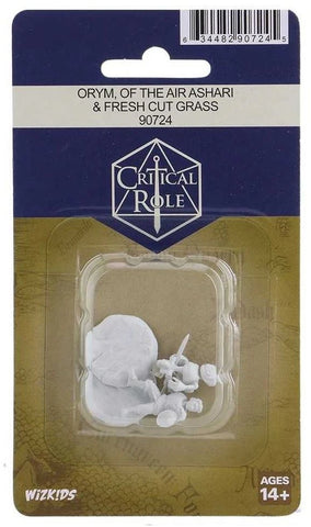 CRITICAL ROLE Miniature Non Dipinte Orym, Della Aria Ashari & Erba Fresca W23