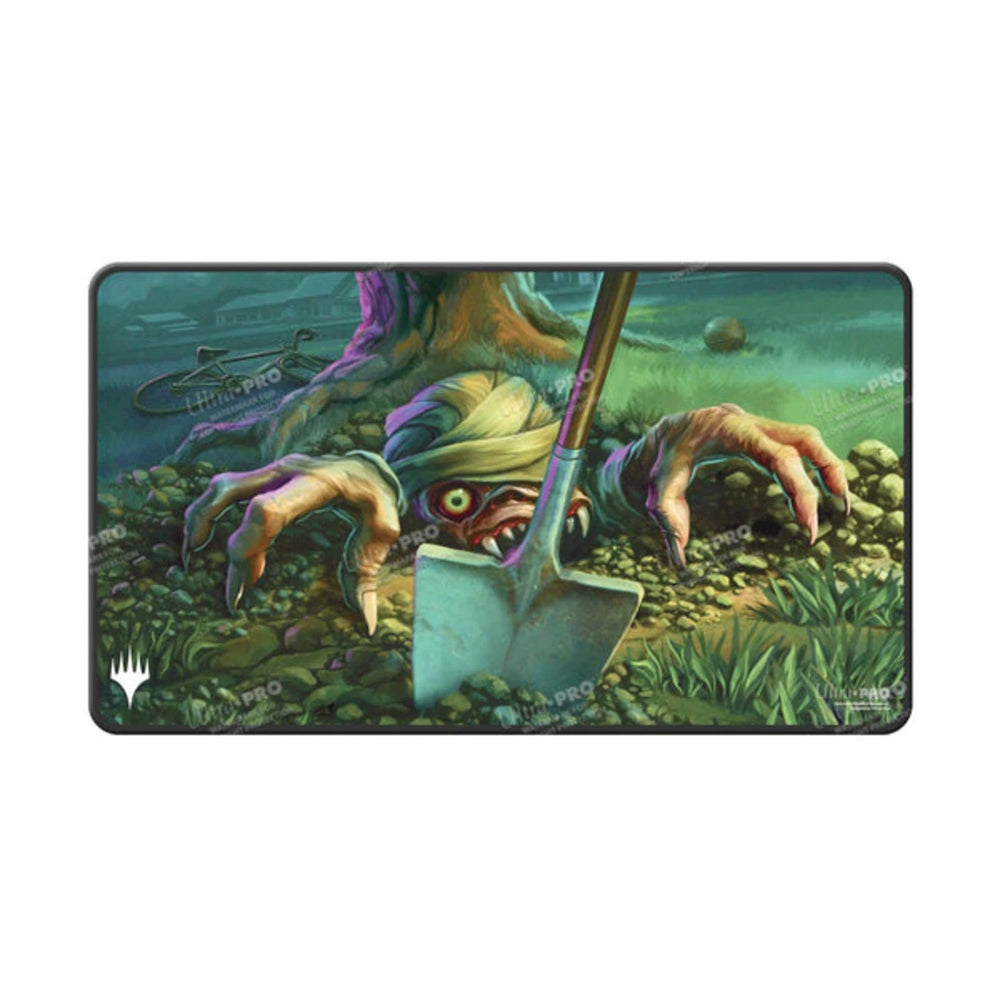 Ultra Pro MtG Playmat Duskmourn Exhume Black Stitched Playmat New