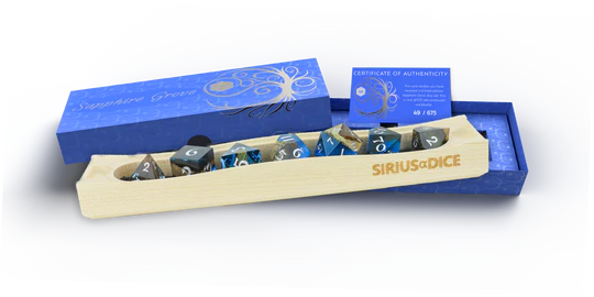 Sapphire Grove Limited Edition Dice Set