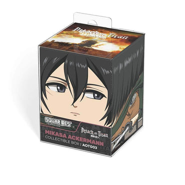 ULTIMATE GUARD: SQUAROES: BOULDER 100 ATTACK ON TITAN (WAVE 1): MIKASA ACKERMANN (AOT003)