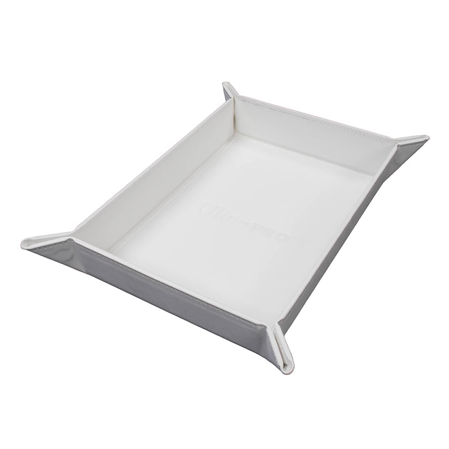 ULTRA PRO: VIVID MAGNETIC FOLDABLE DICE TRAY: WHITE