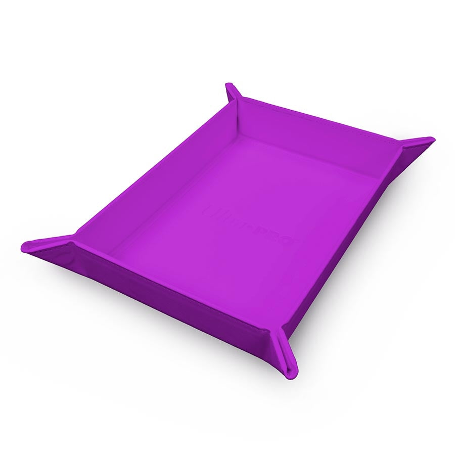 ULTRA PRO: VIVID MAGNETIC FOLDABLE DICE TRAY: PURPLE