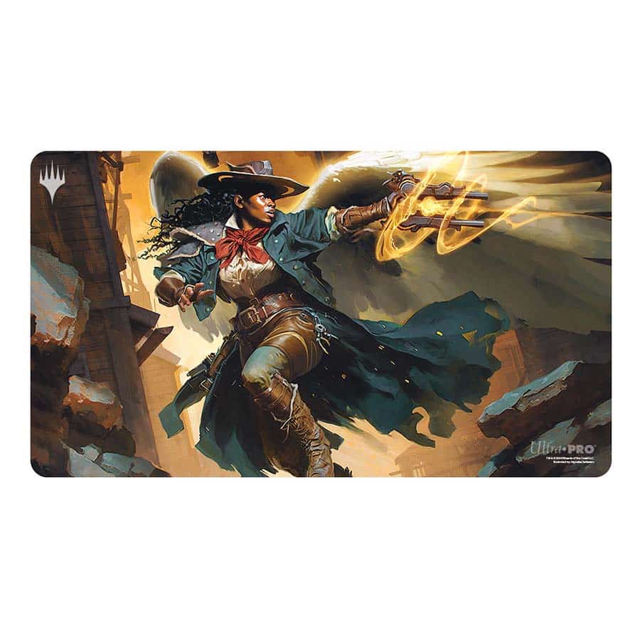 ULTRA PRO: MAGIC THE GATHERING: OUTLAWS OF THUNDER JUNCTION: PLAYMAT WHITE