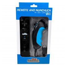 Old Skool Wii Remote and Nunchuck (Black)