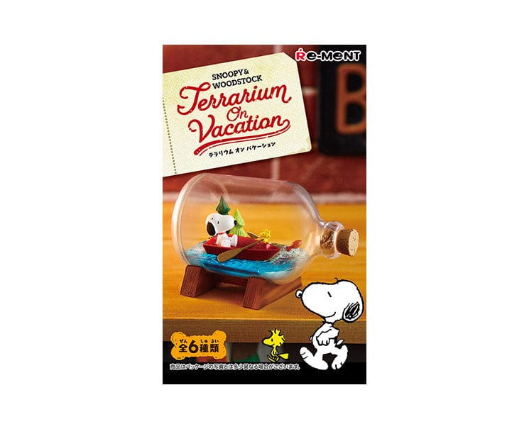 Snoopy & Woodstock Terarium On Vacation Blind Box