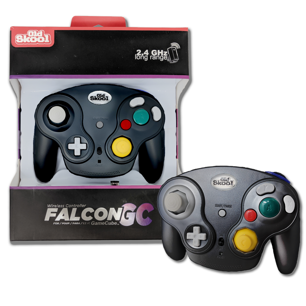 Falcon GC Wireless Gamecube Controller-Black