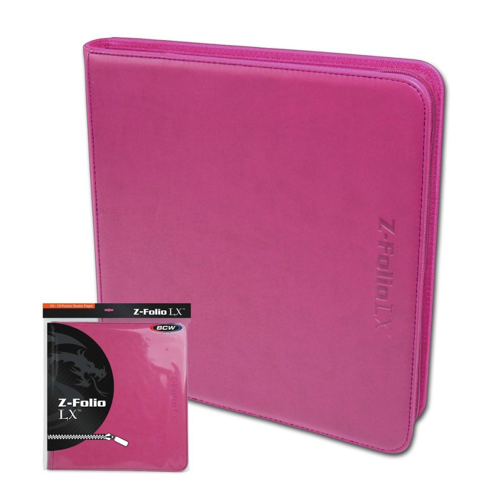 Z-Folio 12-Pocket LX Album - Pink