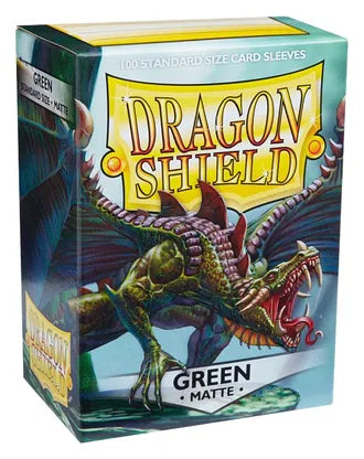 Dragon Shield Green Matte 100 Count