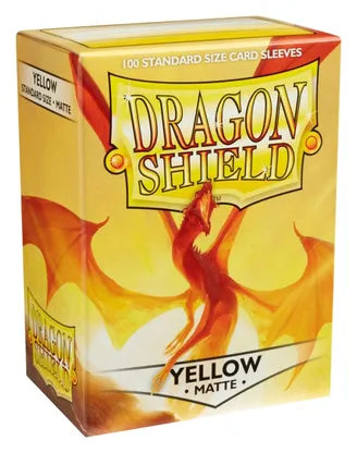 Dragon Shield Yellow Matte 100 Count