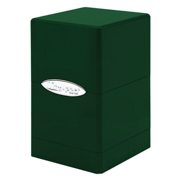 Hi-Gloss Satin Tower Deck Box: Emerald Green