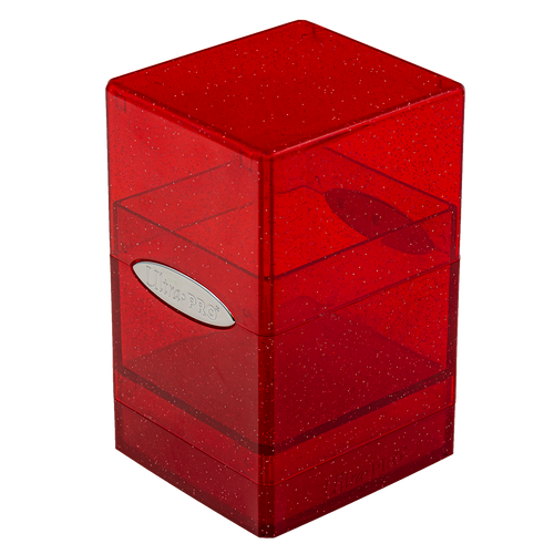 Satin Tower: Glitter Red