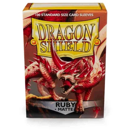 Dragon Shield Ruby Matte 100 Count