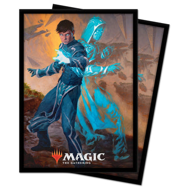 Zendikar Rising Jace, Mirror Mage Standard Deck Protector Sleeves (100ct) for Magic: The Gathering