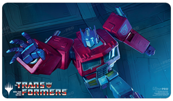 Secret Lair Dec 2022 Darksteel Colossus (Transformers: Optimus Prime) Double-Sided Playmat for MTG