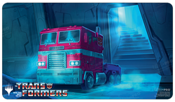 Secret Lair Dec 2022 Darksteel Colossus (Transformers: Optimus Prime) Double-Sided Playmat for MTG