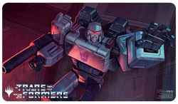 Secret Lair Dec 2022 Blightsteel Colossus (Transformers: Megatron) Double-Sided Playmat for MTG