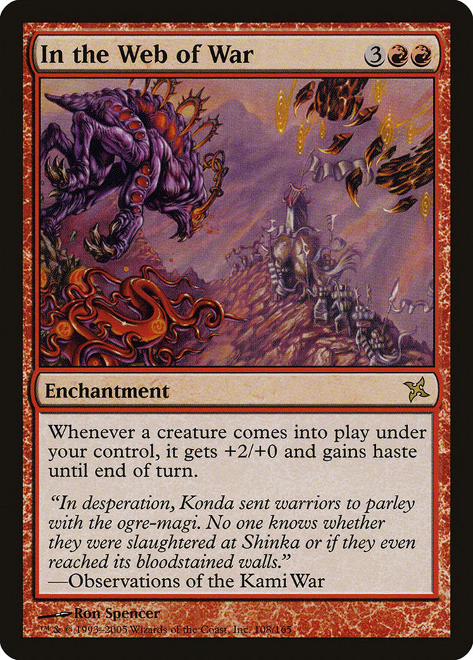 the kami war mtg card Magic Gathering - Kamigawa - Neon Dynasty 6/6 Illustrated by Kieran Yanner. Just drafted a pretty insane