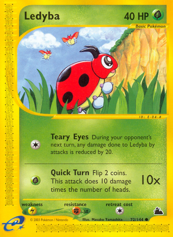 ledyba pokemon card value Ledyba (72/144) [Skyridge]
