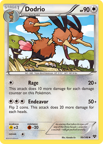 Dodrio (99/146) [XY: Base Set]