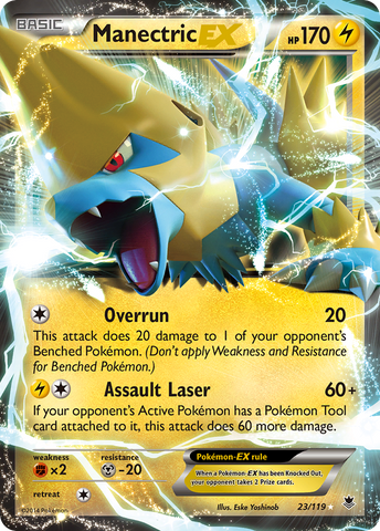 Manectric EX (23/119) [XY: Phantom Forces]