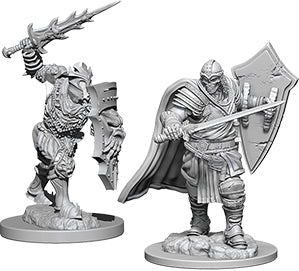 Dungeons & Dragons Nolzur`s Marvelous Unpainted Miniatures: W06 Death Knight & Helmed Horror