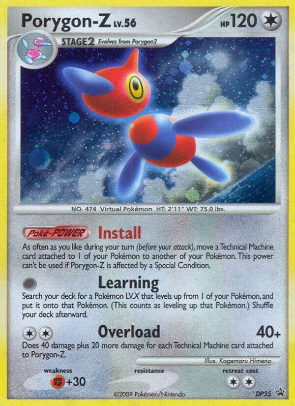 Pokemon Diamond & Pearl Promo Holo Rare Porygon Z DP35 Pokemon Diamond & Pearl Promo Holo Rare Porygon Z DP35