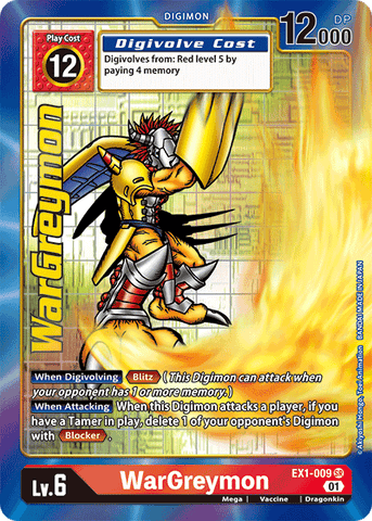 WarGreymon [EX1-009] (Alternate Art) [Classic Collection]