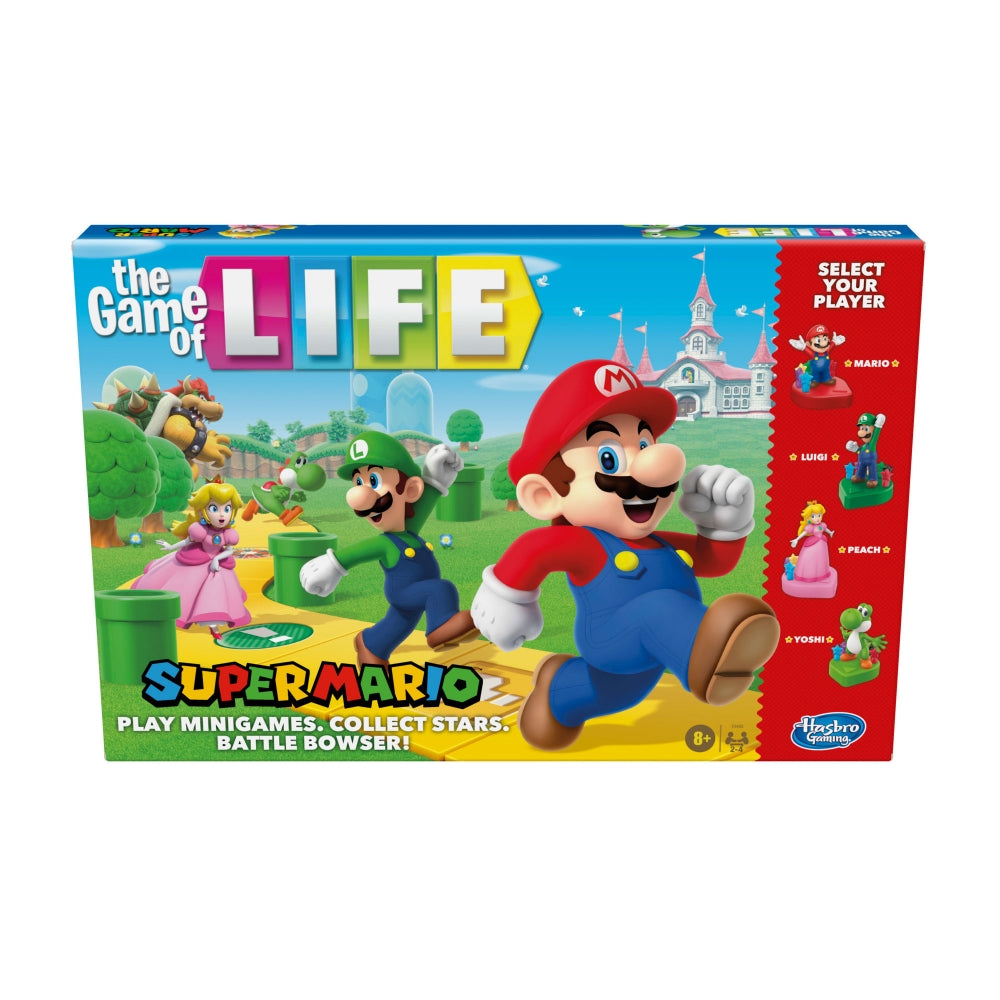 The Game of Life: Super Mario Edition Board Game for Kids