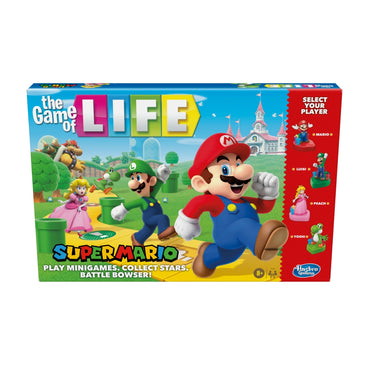 The Game of Life: Super Mario Edition Board Game for Kids