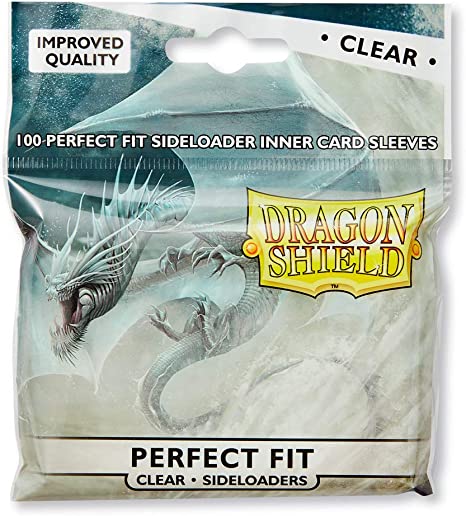 Dragon Shield Sleeves: Perfect Fit Sideload Clear 100 count